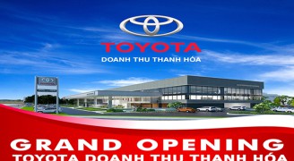 TOYOTA DOANH THU THANH HÓA KHUYẾN MẠI HẤP DẪN NHÂN DỊP KHAI TRƯƠNG THÁNG 11/2018