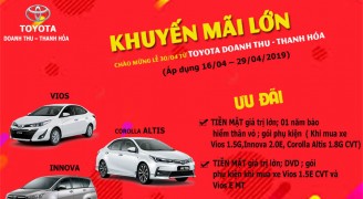 SIÊU KHUYẾN MÃI CHÀO MỪNG LỄ 30/04 - 01/05