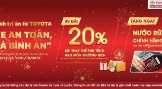 Cơ Hội Nhận Quà Giá Trị Dịch Vụ Từ Toyota Doanh Thu - Thanh Hóa