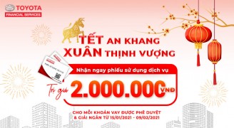 TẾT AN KHANG – XUÂN THỊNH VƯỢNG 2021 CÙNG TOYOTA DOANH THU THANH HÓA