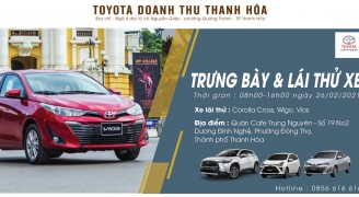 KHI ĐI TRẢI NGHIỆM - KHI VỀ QUÀ TO VỚI TOYOTA DOANH THU THANH HÓA