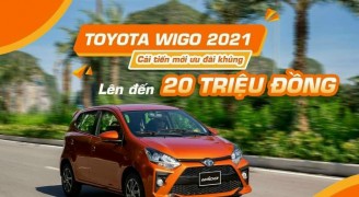 Siêu ưu đãi chào thu cho khách hàng mua Wigo phiên bản mới