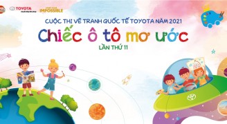 Phát động Cuộc thi vẽ tranh quốc tế Toyota “Chiếc ô tô mơ ước” năm 2021