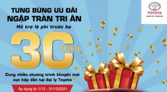 Toyota Rush hỗ trợ lệ phí trước bạ trong tháng 12 lên tới 30 triệu đồng chỉ còn 1 ngày duy nhất