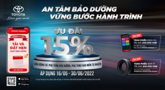 An Tâm Bảo Dưỡng- Vững Bước Hành Trình Cùng Toyota Doanh Thu - ThanhHóa
