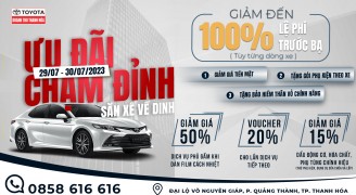 Ưu Đãi Chạm Đỉnh - Săn Xế Về Dinh Cùng Toyota Doanh Thu Thanh Hóa