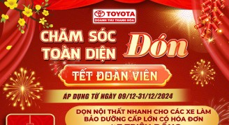 Chăm sóc toàn diện – Đón tết đoàn viên cùng Toyota Doanh Thu Thanh Hóa