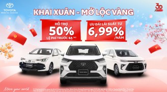 Tài xế dịch vụ hưởng lợi khi mua Vios, Veloz Cross, Avanza Premio trong tháng 2.2025