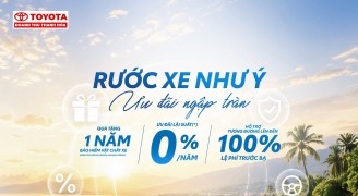 Rước xe như ý - Ưu đãi ngập tràn cùng Toyota Doanh Thu - Thanh Hoá