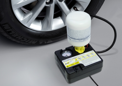 Bơm điện tử kiêm vá lốp