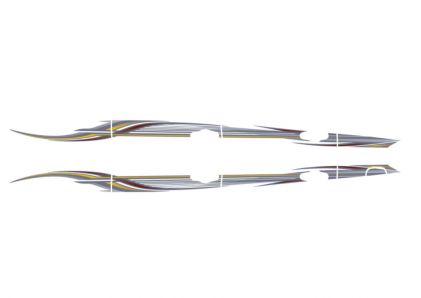 Bộ tem trang trí sườn xe