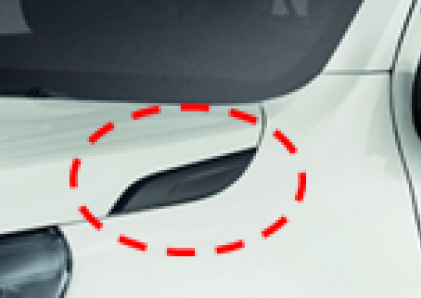 Ốp trang trí nắp Ca-pô (Màu ghi xám)