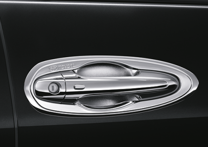 Bộ ốp tay cửa mạ Crôm - 4 cửa (Có viền mạ Chrome)